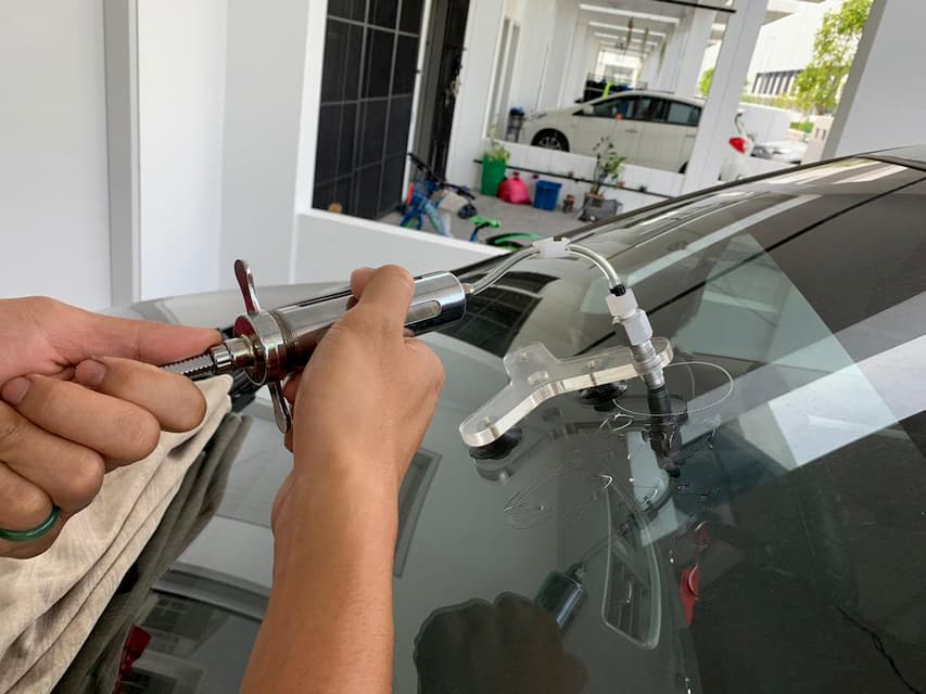 We do repair for stonechips in your windscreen