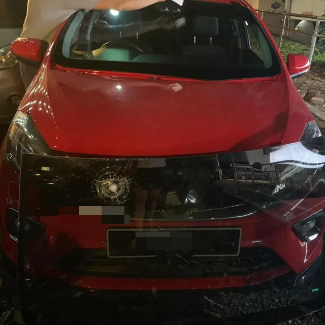 Our onsite repair job at night